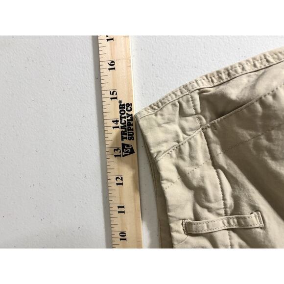 NWOT A New Day Khaki Cotton Canvas Stretch Blend High Rise Wide Leg Pants  6 - Picture 5 of 5